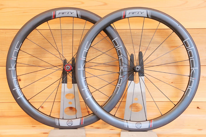 新品未使用品 ブラックインク BLACK INC BLACK FIFTYⅡTU カーボン チューブラー ホイールセット シマノ12/11S 26mm 【千葉店】