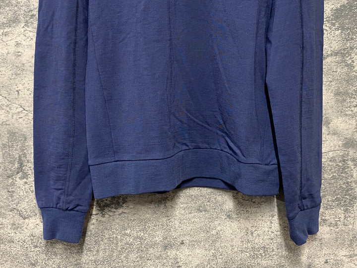 KI191 ラファ Rapha MERINO SWEAT SHIRT 長袖 スウェット ネイビー M