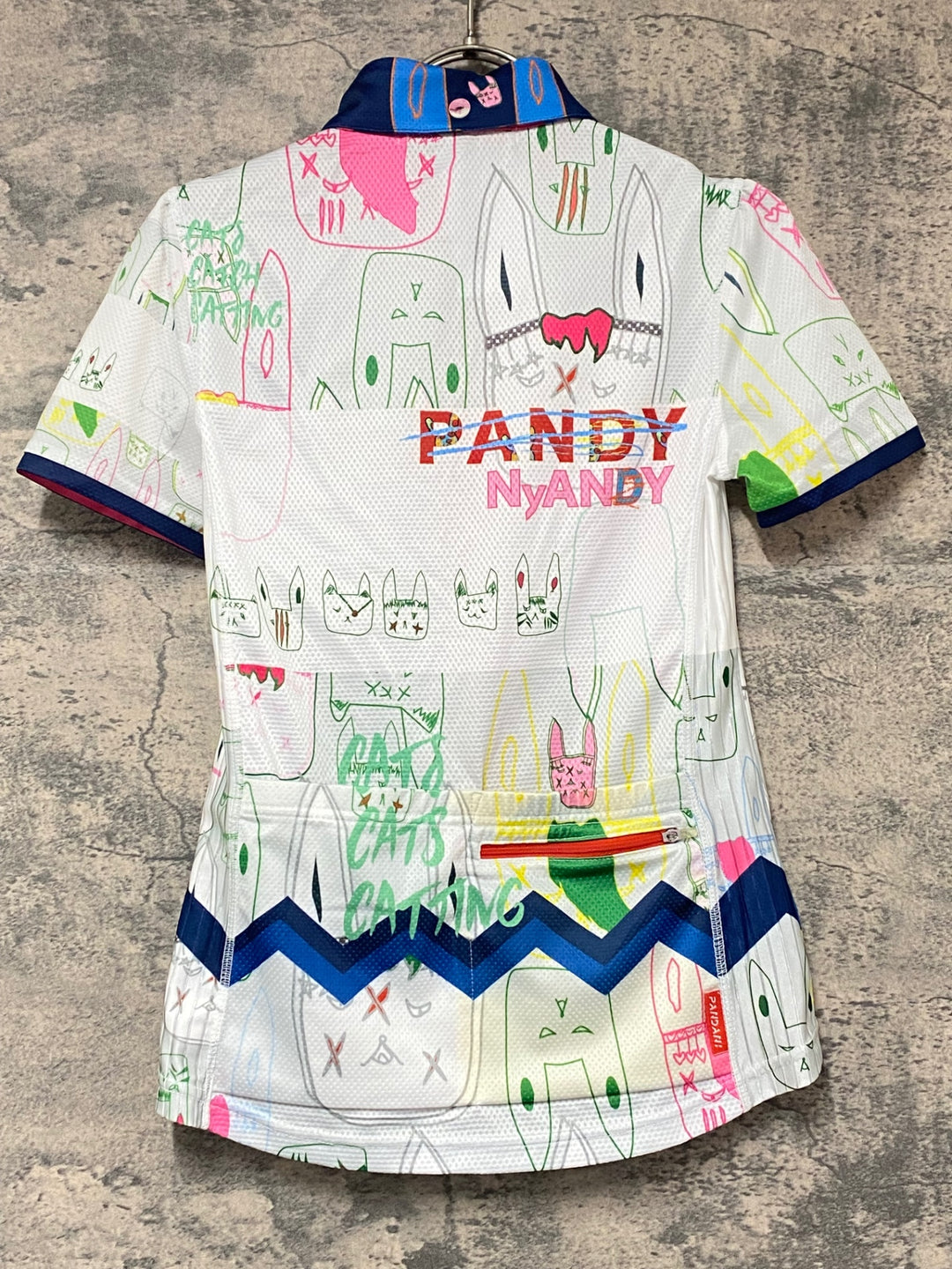 KK469 パンダーニ Pandani 半袖 サイクルジャージ 白 S レディース