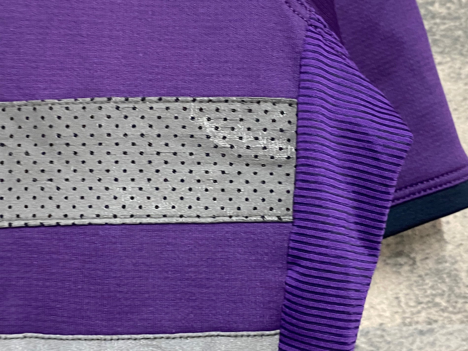 KF638 ラファ Rapha MEN'S BREVET JERSEY 半袖 サイクルジャージ 紫 S