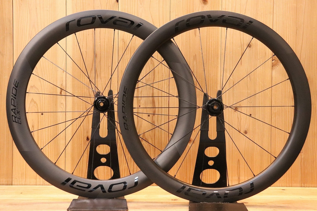BFV786_ASHIYAロヴァ―ル ROVAL ラピーデ RAPIDE CLX2 カーボン チューブレスレディ ホイールセット シマノ 11/12S 【芦屋店】