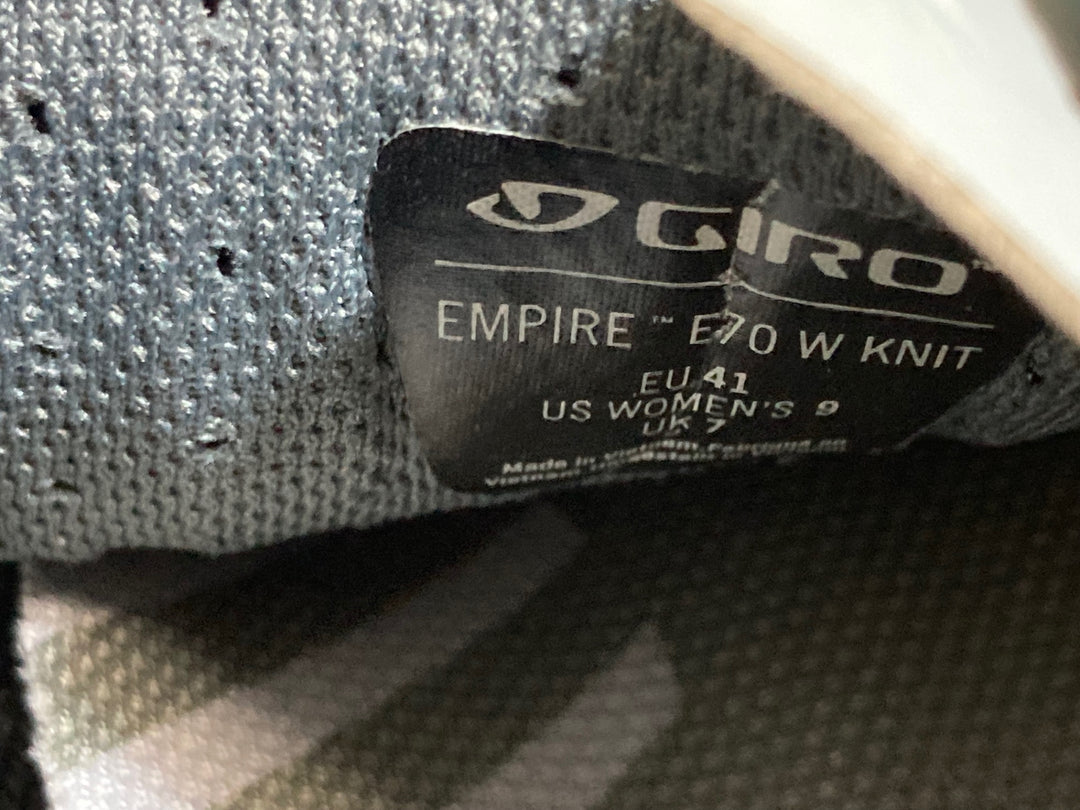 KC513 ジロ GIRO EMPIRE E70 W KNIT ビンディングシューズ 3穴 グレー EU41