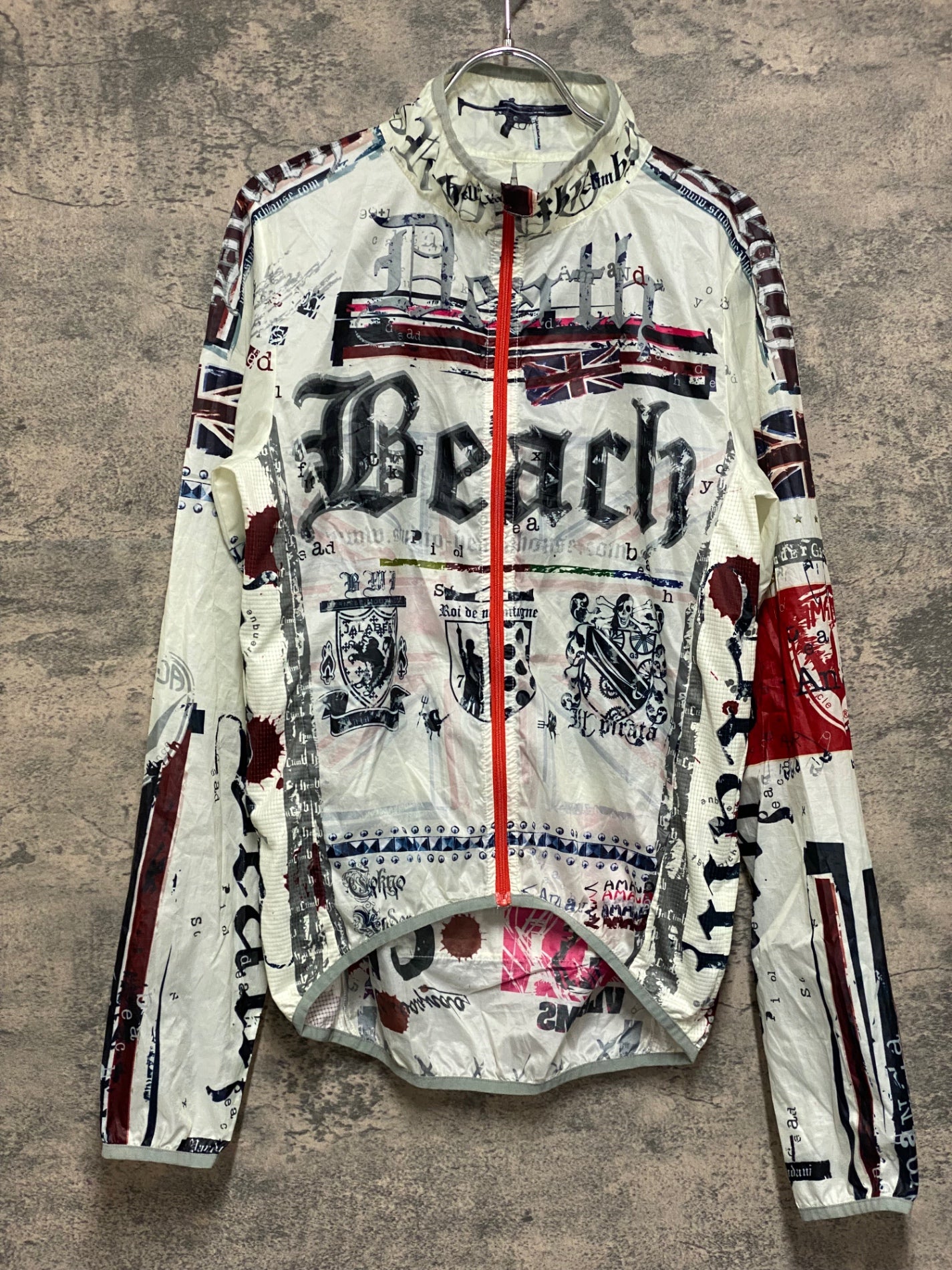 【新品タグ付】パンダーニPANDANI 長袖 ウィンドブレーカー JM025 パンダーニ PANDANI 長袖 ウィンドブレーカー 総柄 M