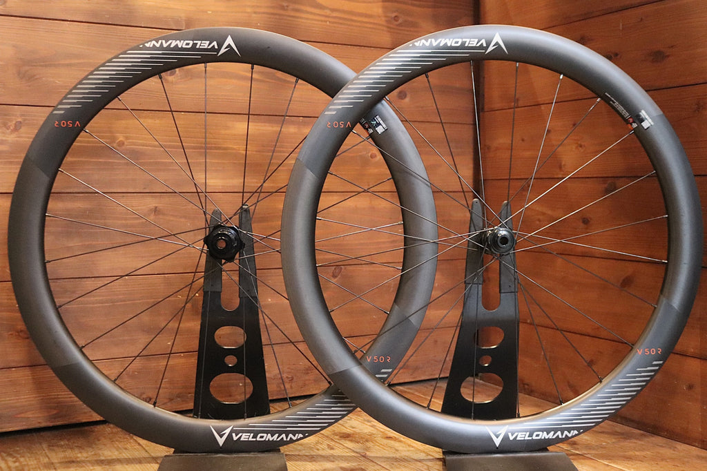 【れそな】Velomann Carbon55mmホイール ヴェロマーン Velomann V50R Carbon カーボン チューブレス