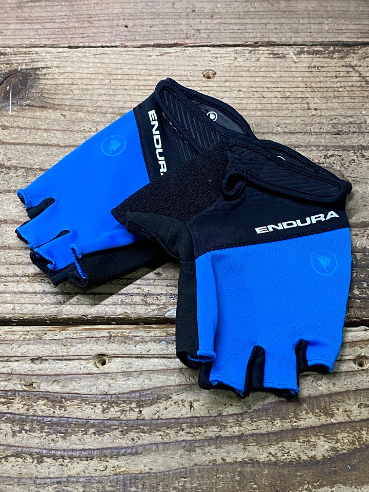 JN994 エンデュラ ENDURA 指ぬき グローブ 黒青 M