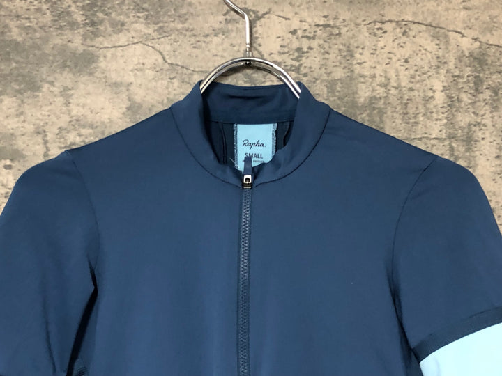 JK495 ラファ Rapha WOMEN'S SOUPLESSE JERSEY Ⅱ 半袖 サイクルジャージ ターコイズ S