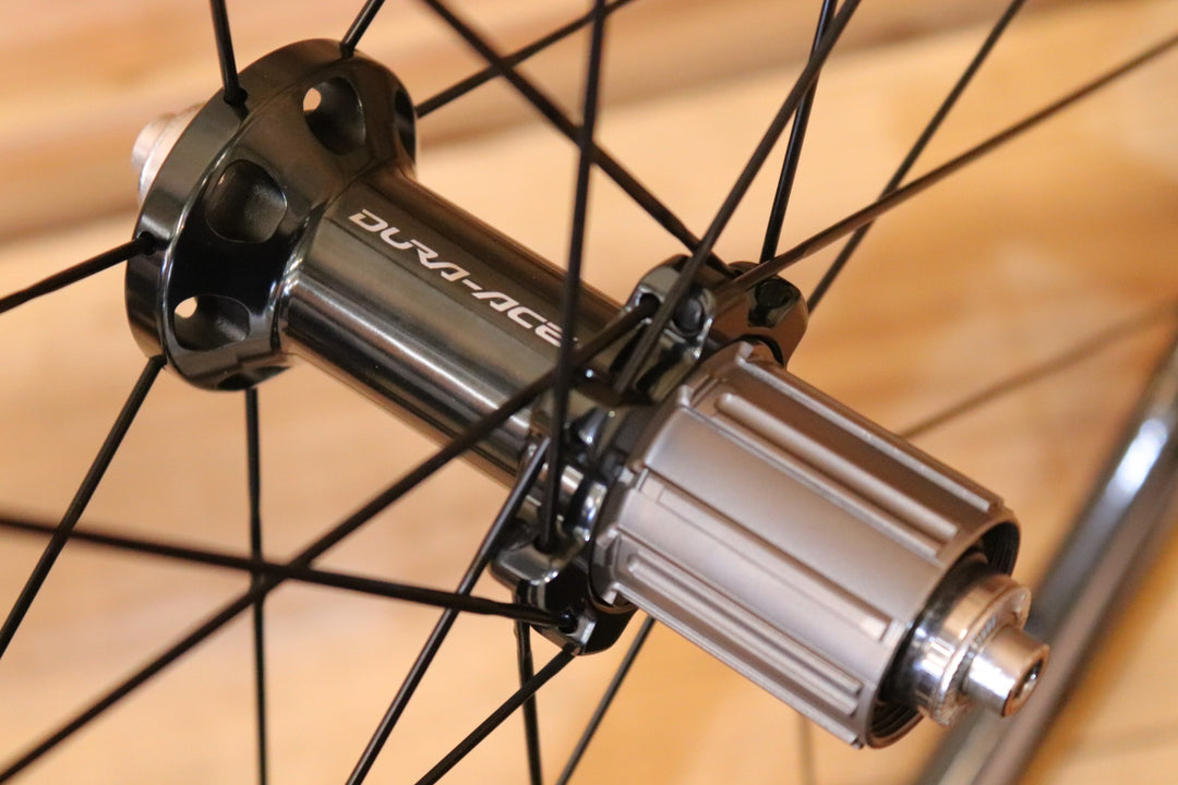 シマノ SHIMANO デュラエース DURA-ACE WH-9000 C24 TU シマノ 11S/12S カーボン チューブラー ロードバイク ホイールセット 【広島店】