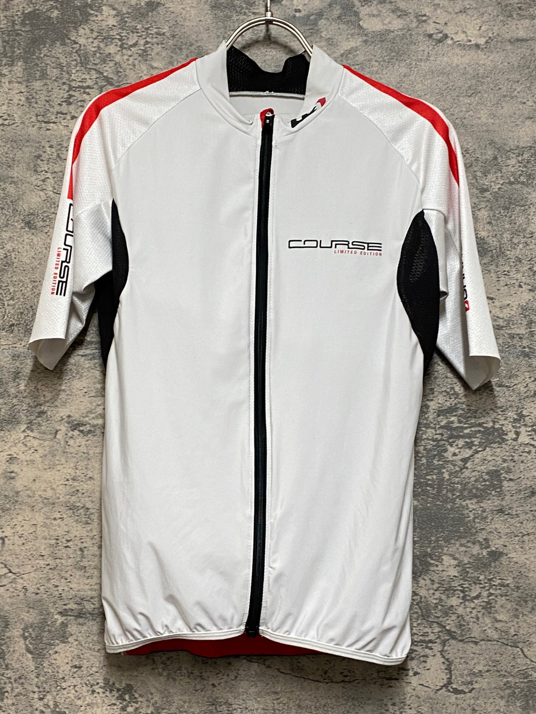 JQ315 ガノー GARNEAU 半袖 サイクルジャージ 白 ※サイズ不明