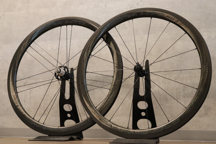 カンパニョーロ CAMPAGNOLO ボーラ BORA WTO 45 カーボン チューブレス ホイールセット シマノ 12/11S 19C 【さいたま浦和店】