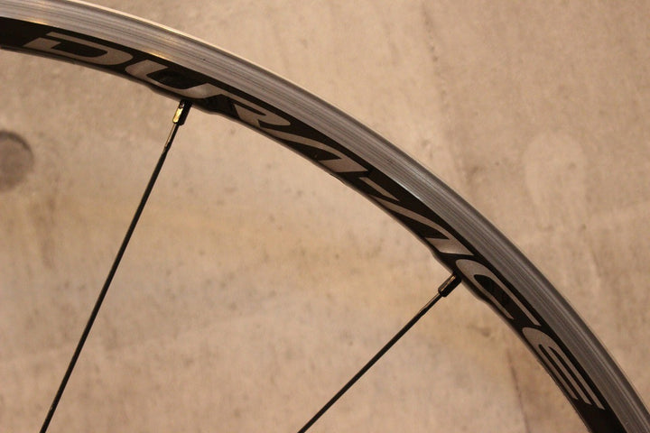 決算SALE シマノ SHIMANO デュラエース DURA-ACE WH-R9100-C24-CL アルミ/カーボン クリンチャー ホイールセット シマノ 11/12S 15C 【名古屋店】