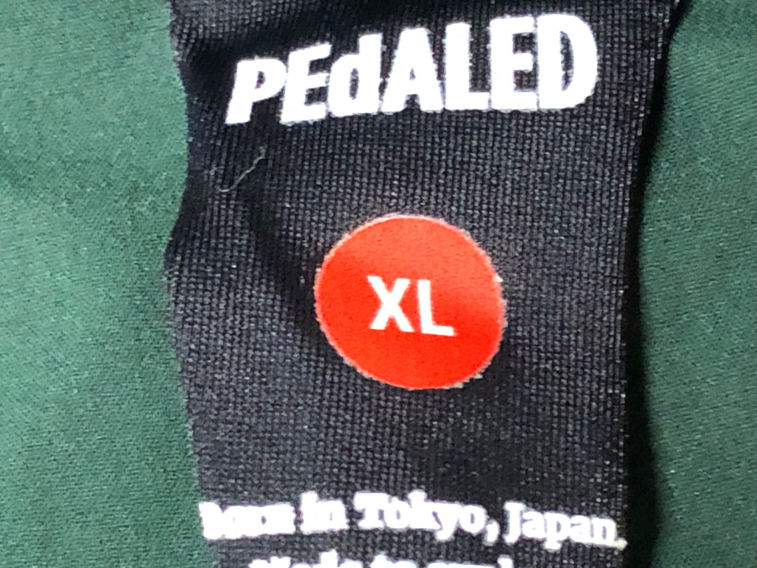 JT909 ペダレッド PEdALED Windproof Jacket 長袖 ウィンドブレーカー 緑 XL