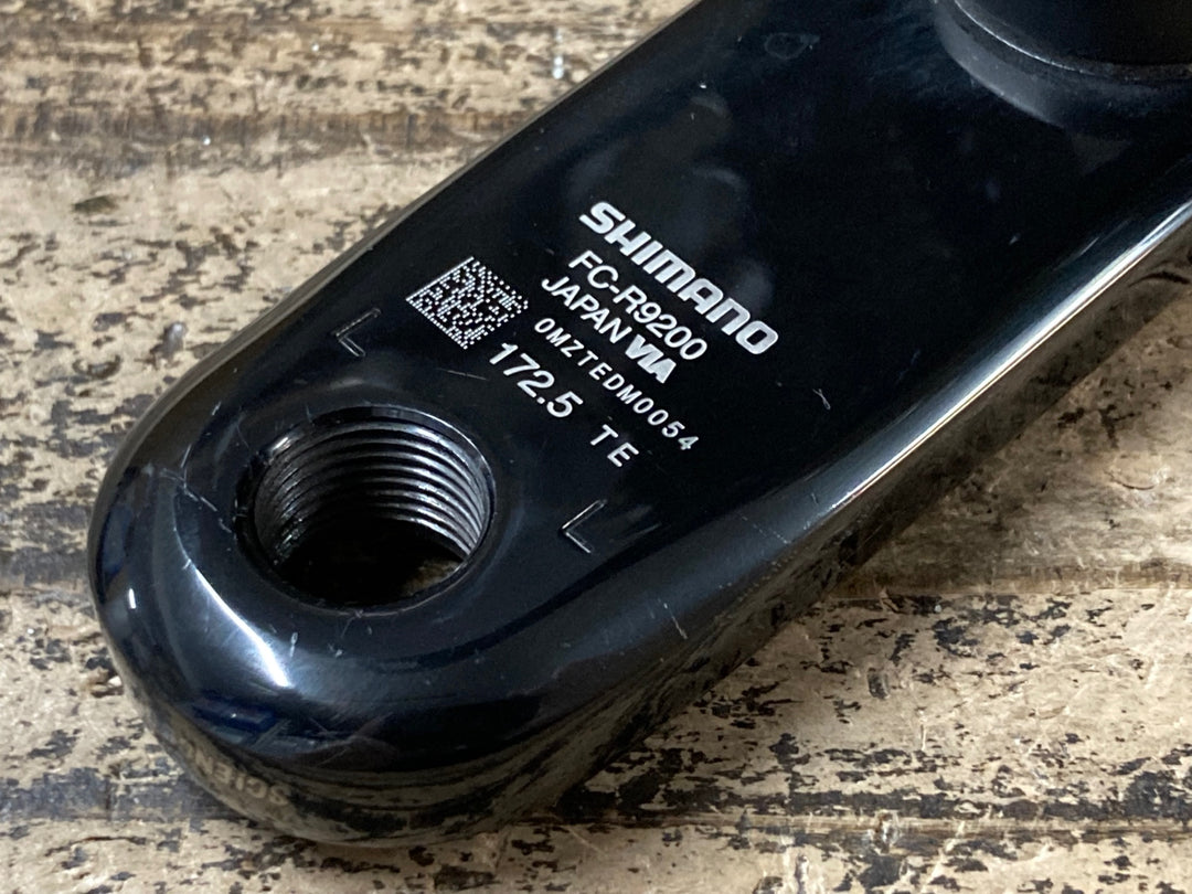 JL034 4iiii PRECISION PRO シマノ SHIMANO デュラエース DURA-ACE FC-R9200 172.5mm 54/40T 接続確認済み ※パワーメーターヒビあり