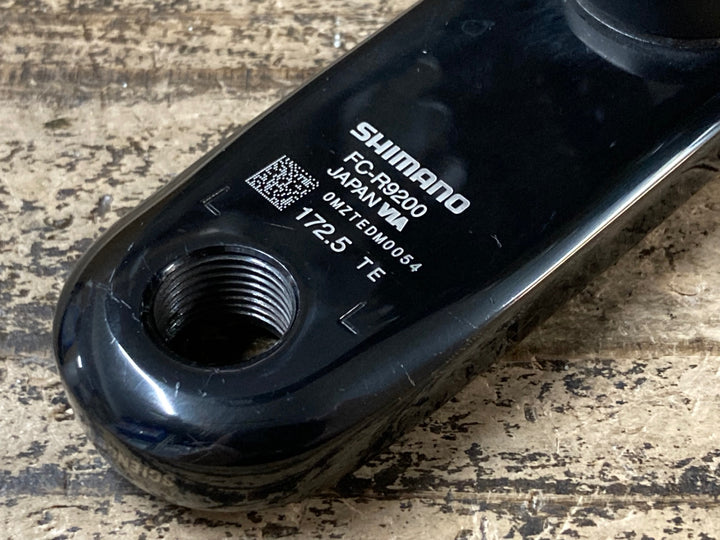 JL034 4iiii PRECISION PRO シマノ SHIMANO デュラエース DURA-ACE FC-R9200 172.5mm 54/40T 接続確認済み ※パワーメーターヒビあり