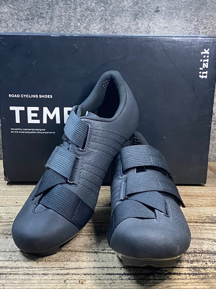JX855 フィジーク fizik TEMPO POWERSTRAP R5 ビンディングシューズ SPD-SL 黒 EU39 ※未使用