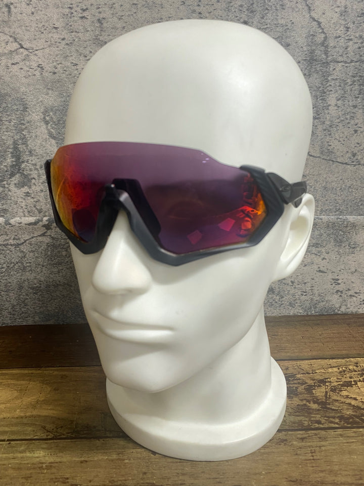 JY292 オークリー OAKLEY フライトジャケット FLIGHT JACKET Prizm Road OO9401-0137 黒 サングラス