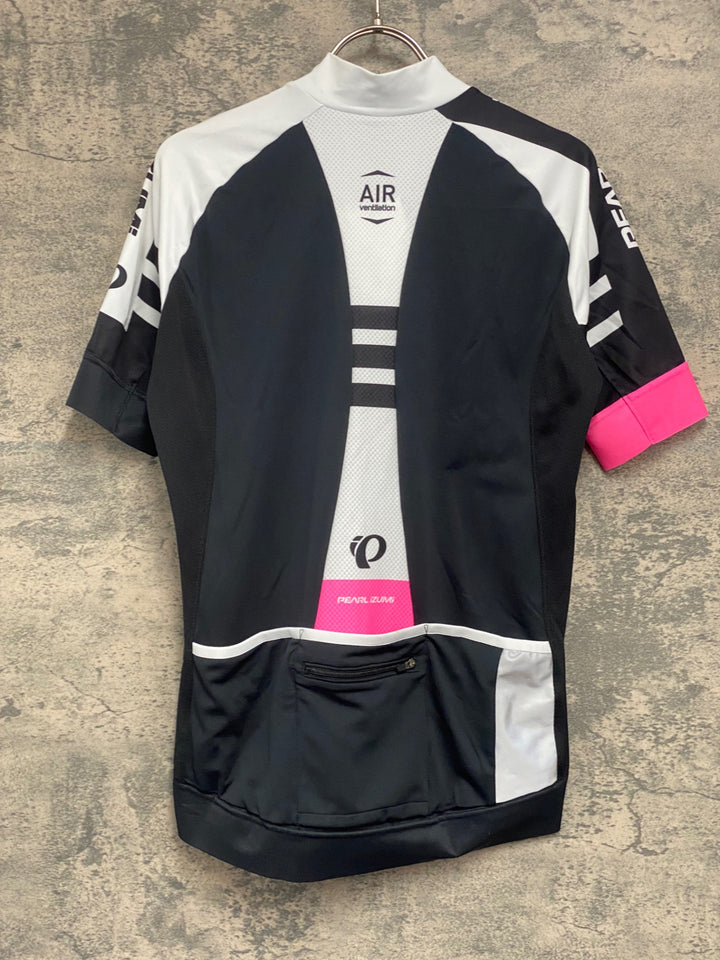JX271 パールイズミ PEARL iZUMi 半袖 サイクルジャージ 白 黒 L