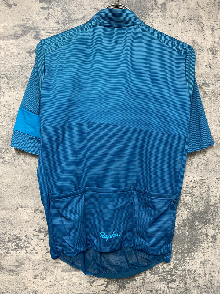 JV243 ラファ Rapha SHORT SLEEVE TRICOLOUR JERSEY 半袖 サイクルジャージ グリーン S