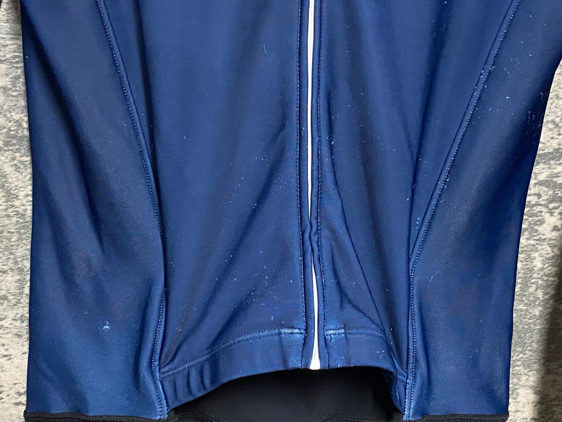 JP390 サンボルト SUNVOLT 長袖 セパレート ワンピース 青 黒 S 裏起毛