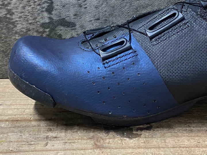 JT676 フィジーク fizik テンポ TEMPO OVERCURVE WIDE R4 ビンディングシューズ SPD-SL EUR 41 紺