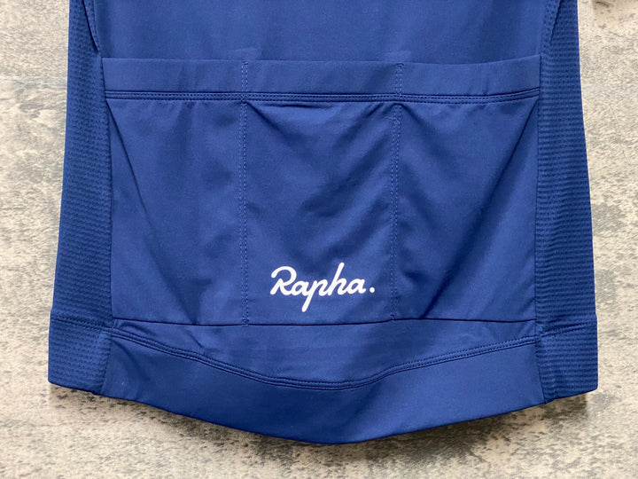 KG839 ラファ Rapha WOMEN’S CORE LIGHTWEIGHT JERSEY 半袖 サイクルジャージ ネイビー S レディース