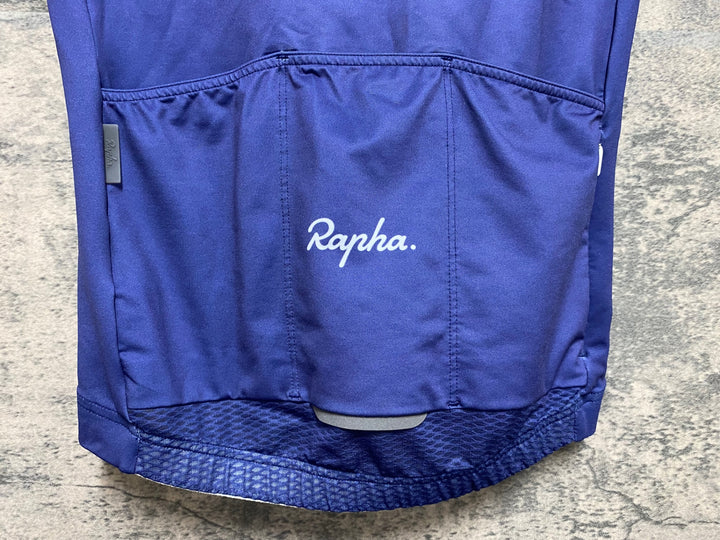 JM665 ラファ Rapha WOMEN'S Geoff McFetrdige 限定モデル 半袖 サイクルジャージ 紫 XS