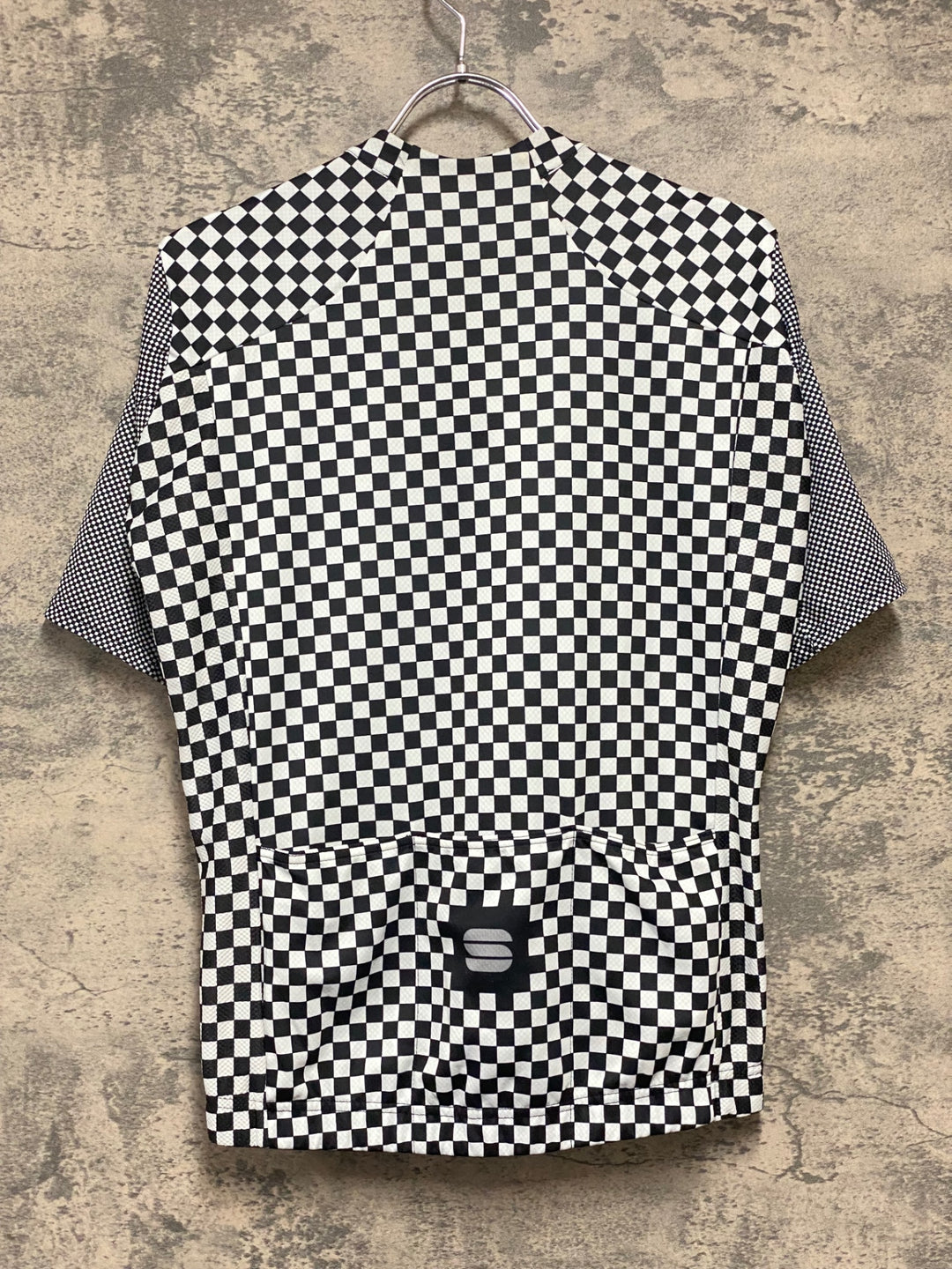 KH315 スポーツフル sportful 半袖 サイクルジャージ 白黒 M