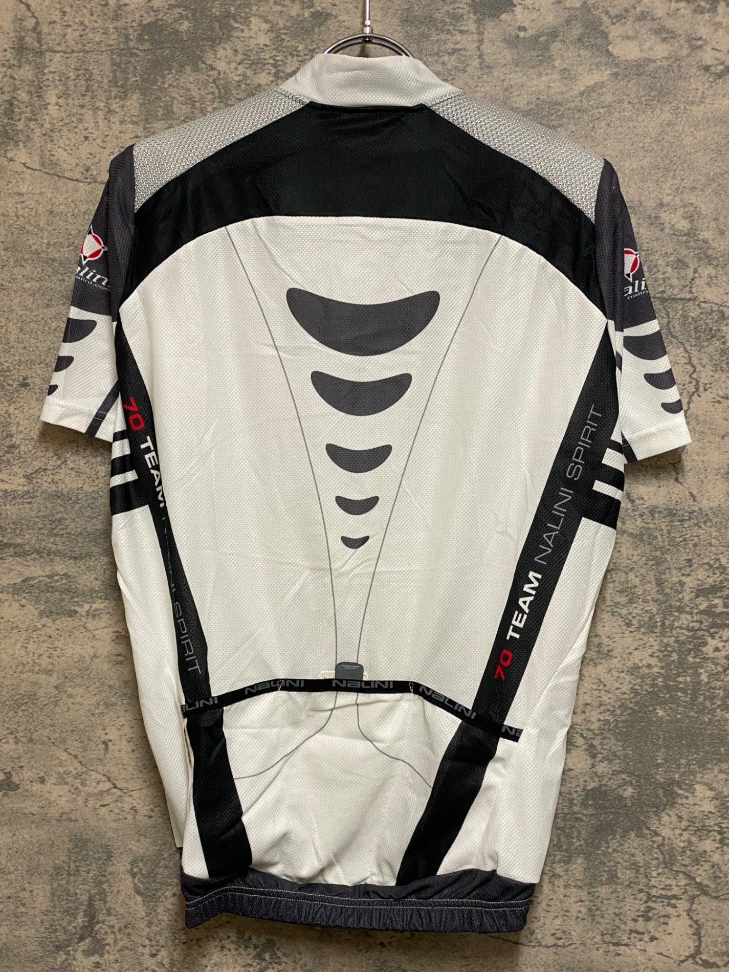 KF346 ナリーニ Nalini 70TEAM 半袖 サイクルジャージ 白 黒 M – BICI