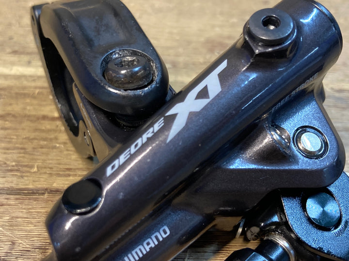 JG171 シマノ SHIMANO デオーレ DEORE XT BL-M8100 左 ブレーキレバー 油圧 2フィンガー Φ22.2