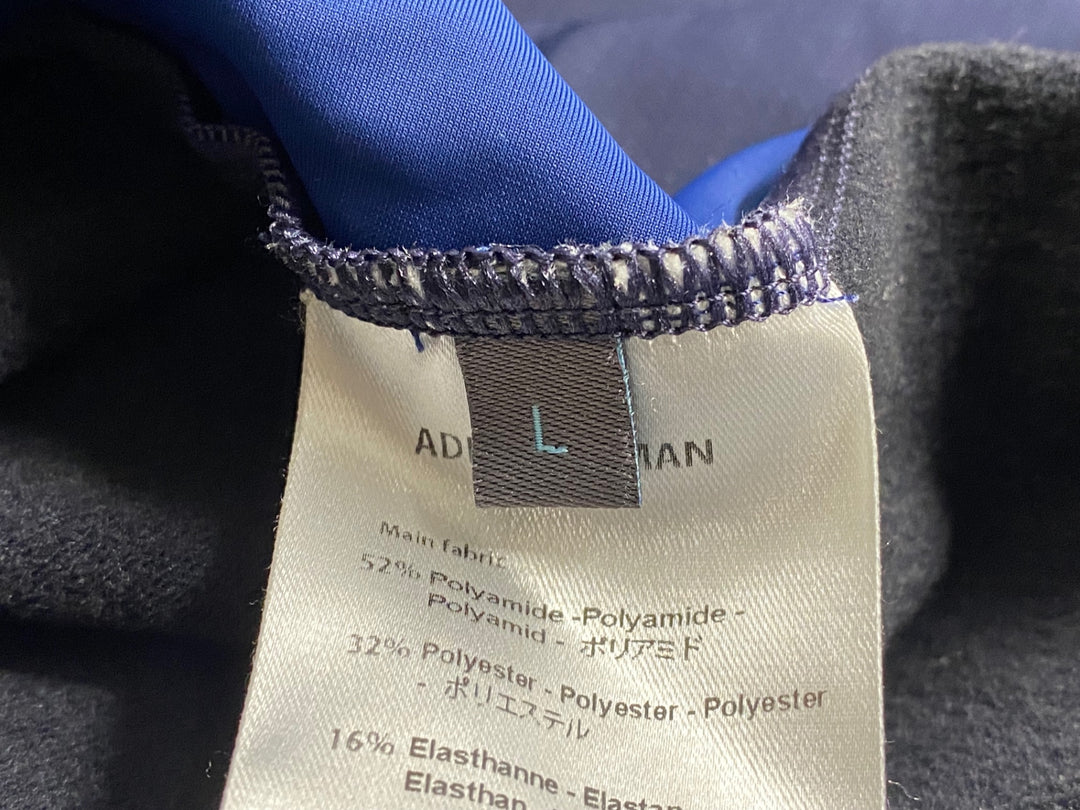 JU494 カフェドシクリステ Cafe du Cycliste ADRIENNE MAN ビブタイツ 紺 L 裏起毛