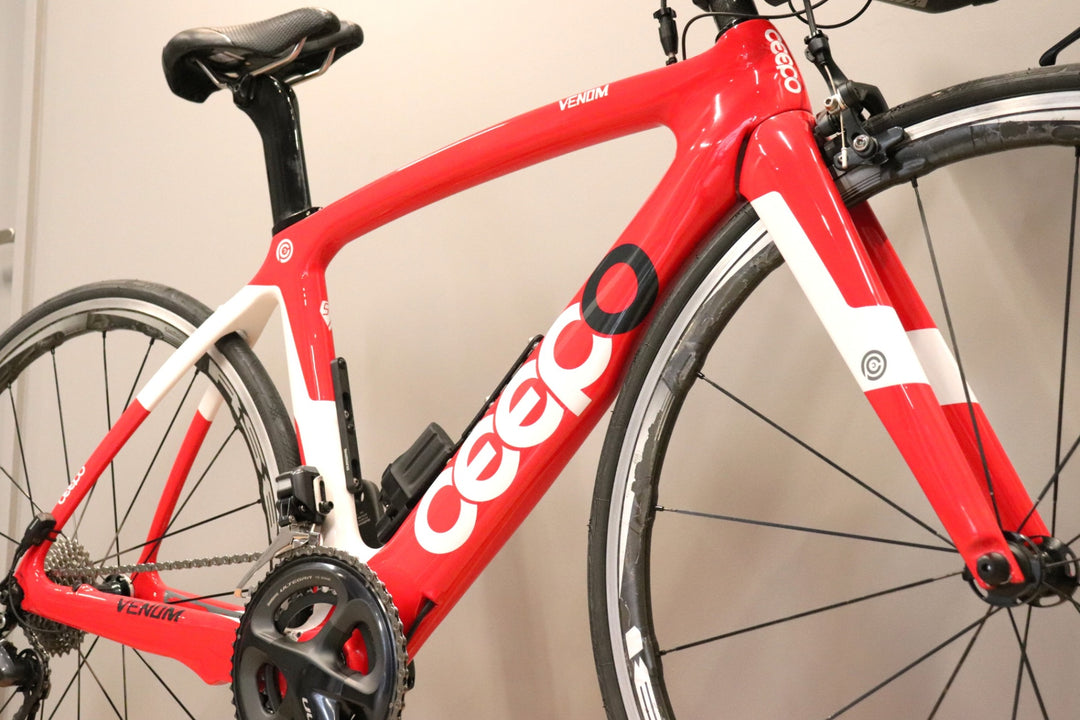 シーポ CEEPO ヴェノム VENOM 2015モデル Sサイズ シマノ アルテグラ R8050 Di2 11S カーボン TTバイク トライアスロンバイク 【仙台店】