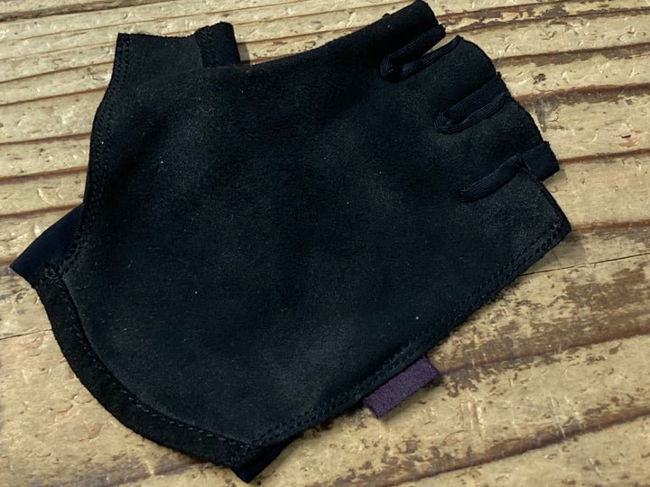KM735 パスノーマルスタジオ PAS NORMAL STUDIOS LOGO RACE MITT 指切りグローブ 黒 S