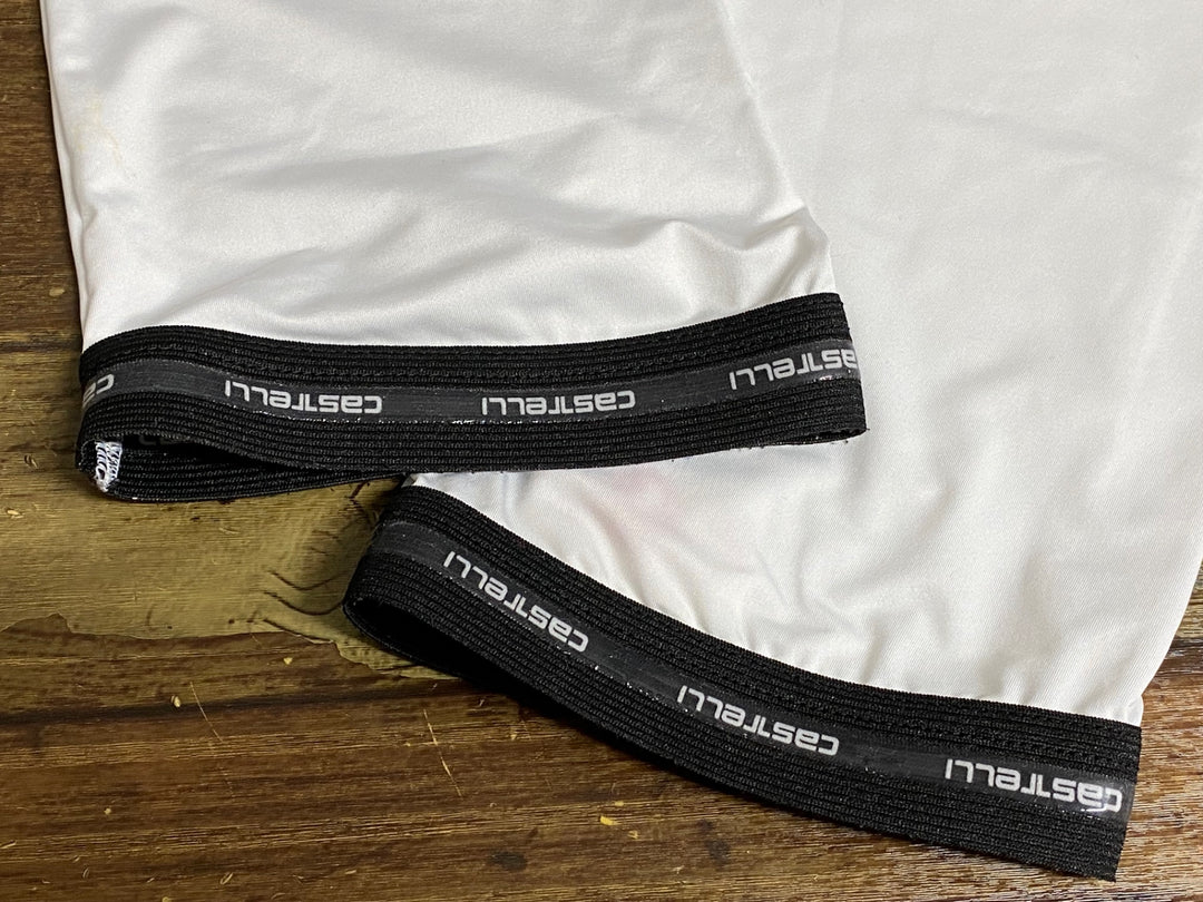 JZ333 カステリ CASTELLI アームカバー 白 L