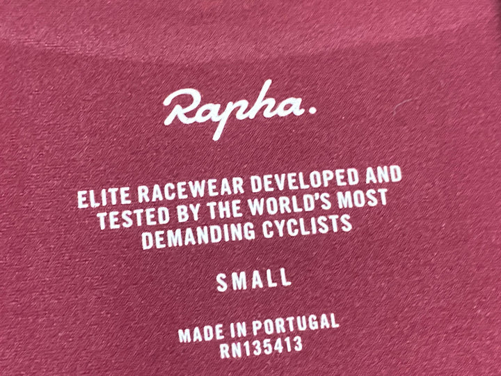JP562 ラファ Rapha PRO TEAM LONG SLEEVE THERMAL JERSEY 長袖 サイクルジャージ 赤 S