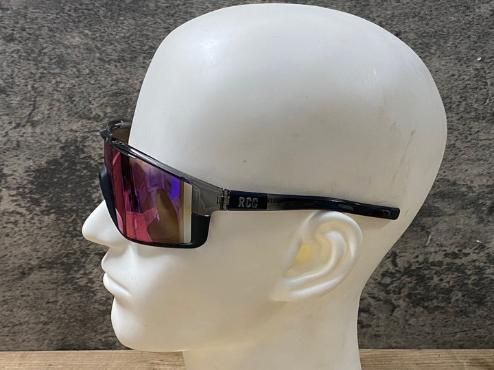 KH627 ラファ Rapha PRO TEAM FULL FRAME GLASSES サングラス アイウェア 黒 ROSSレンズ クリアレンズ付属