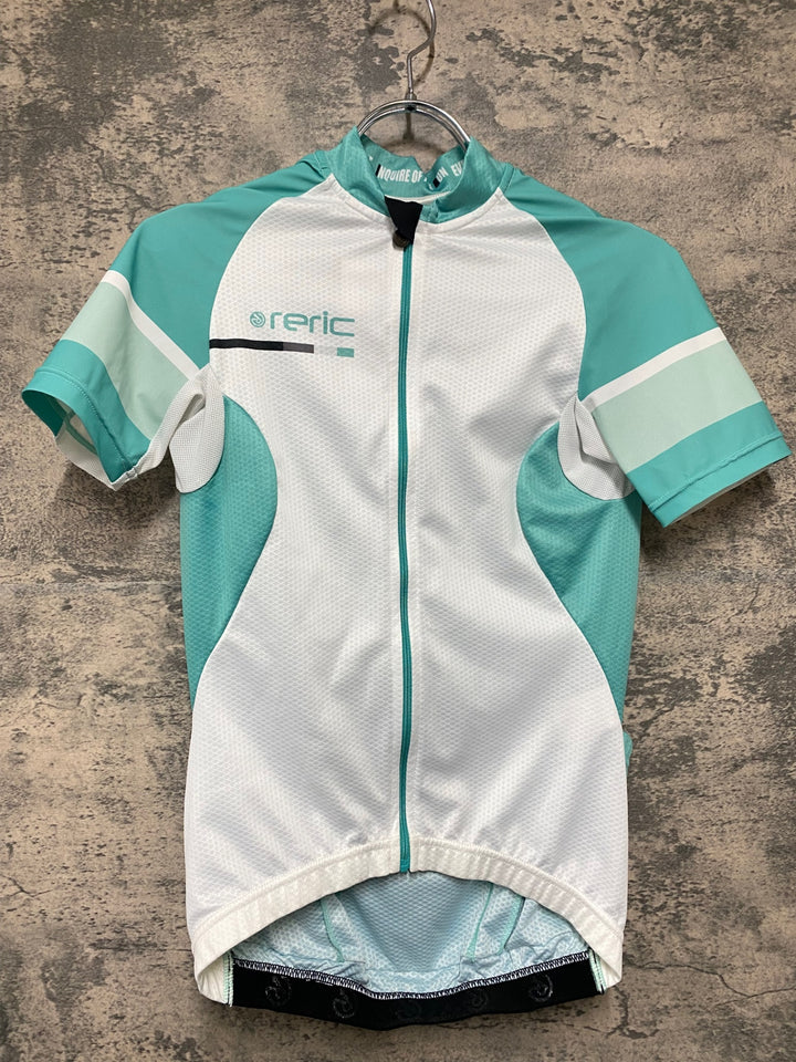 KJ977 レリック RERIC 半袖 サイクルジャージ 白 L