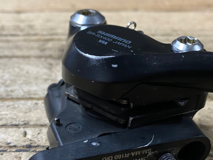 KK512 シマノ SHIMANO GRX BR-RX400 ディスクブレーキキャリパー 前後セット