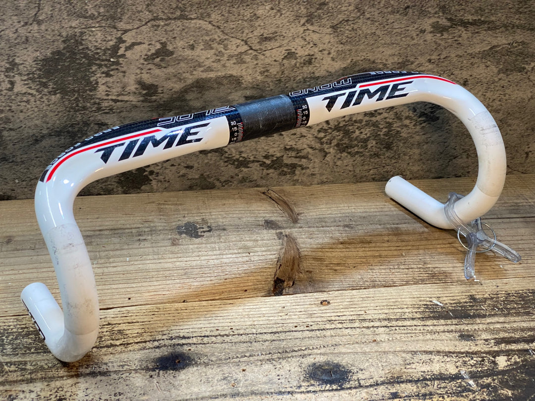 JT766 タイム TIME ERGO FORCE カーボン ドロップハンドル ホワイト 420mm(外-外)