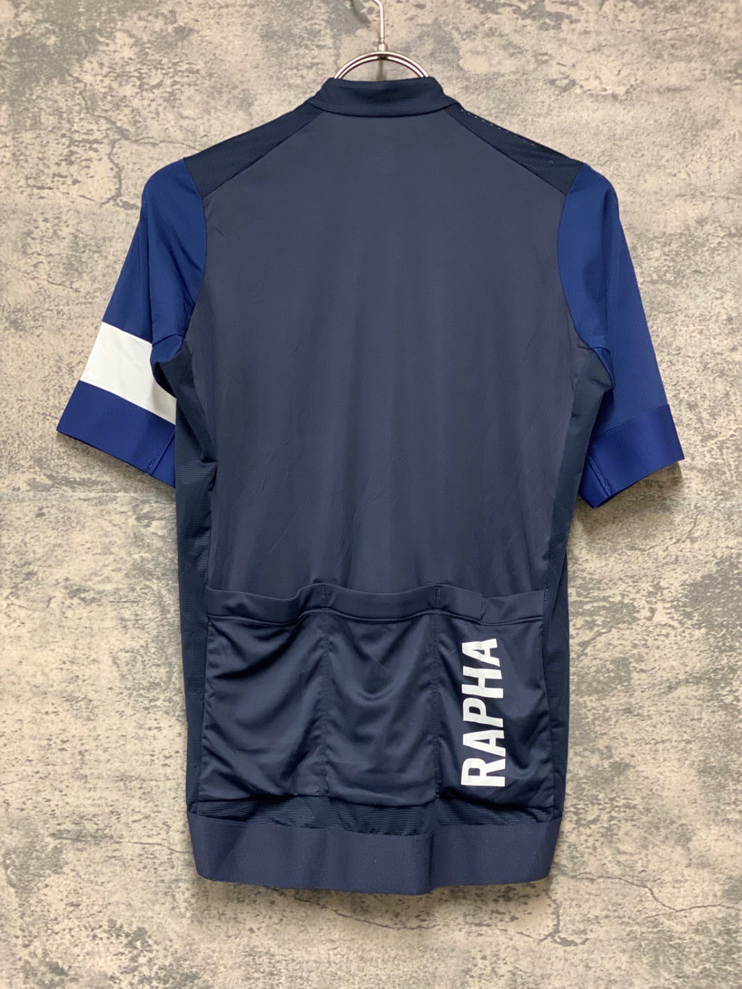 KH662 ラファ Rapha PRO TEAM TRAINING JERSEY 半袖 サイクルジャージ 紺 S