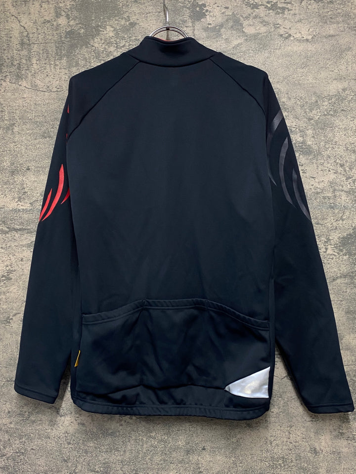 KC648 パールイズミ PEARL iZUMi 長袖 サイクルジャケット 黒 赤 BL 裏起毛 THERMODRESS NEO