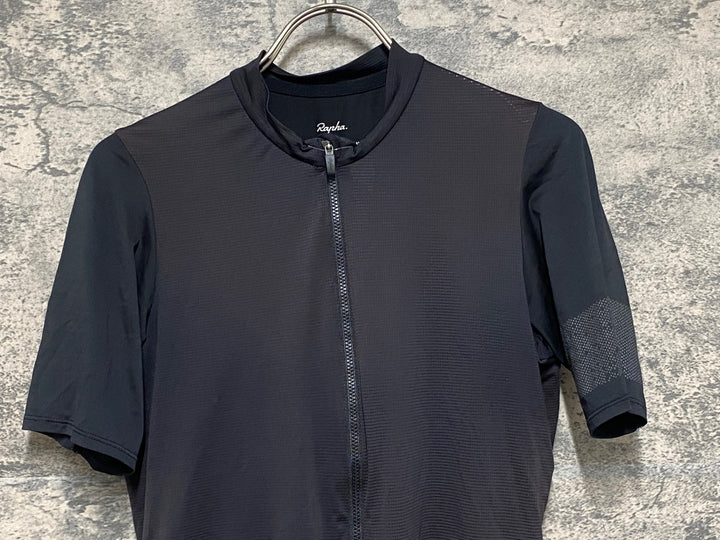 KF224 ラファ Rapha PRO TEAM LIGHT WEIGHT JERSEY 半袖 サイクルジャージ 黒 S