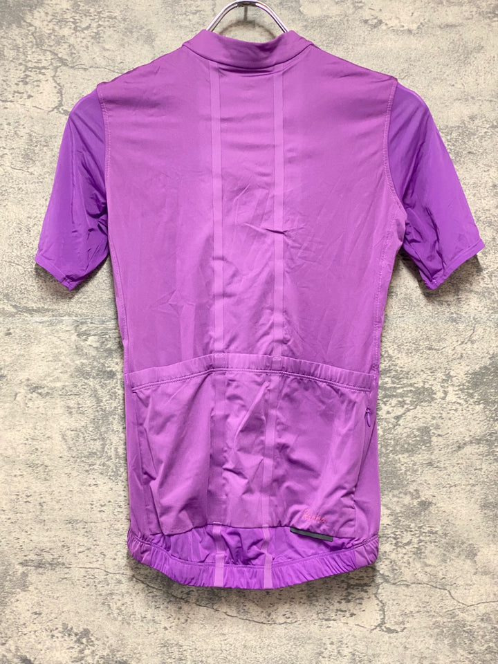 KA228 ラファ Rapha WOMEN'S LIGHTWEIGHT SOUPLESSE JERSEY 半袖 サイクルジャージ 紫 S