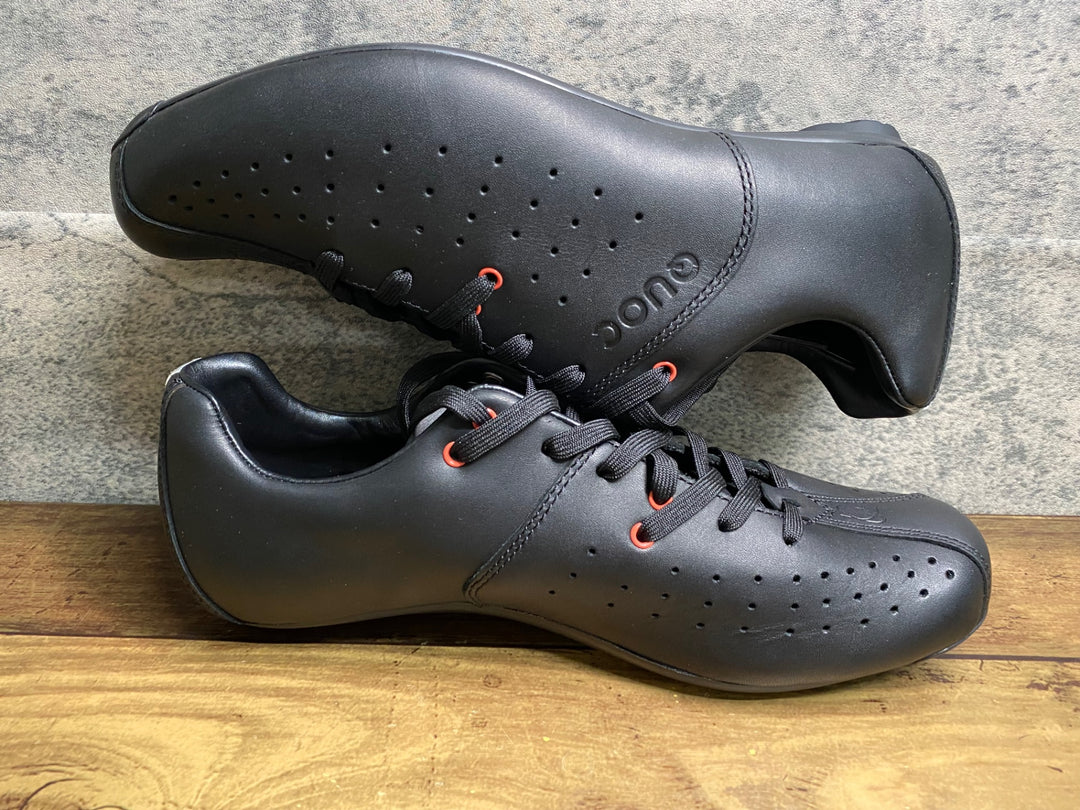 JE376 クオック QUOC NIGHT レザー ビンディングシューズ 黒 EU39.5 3穴
