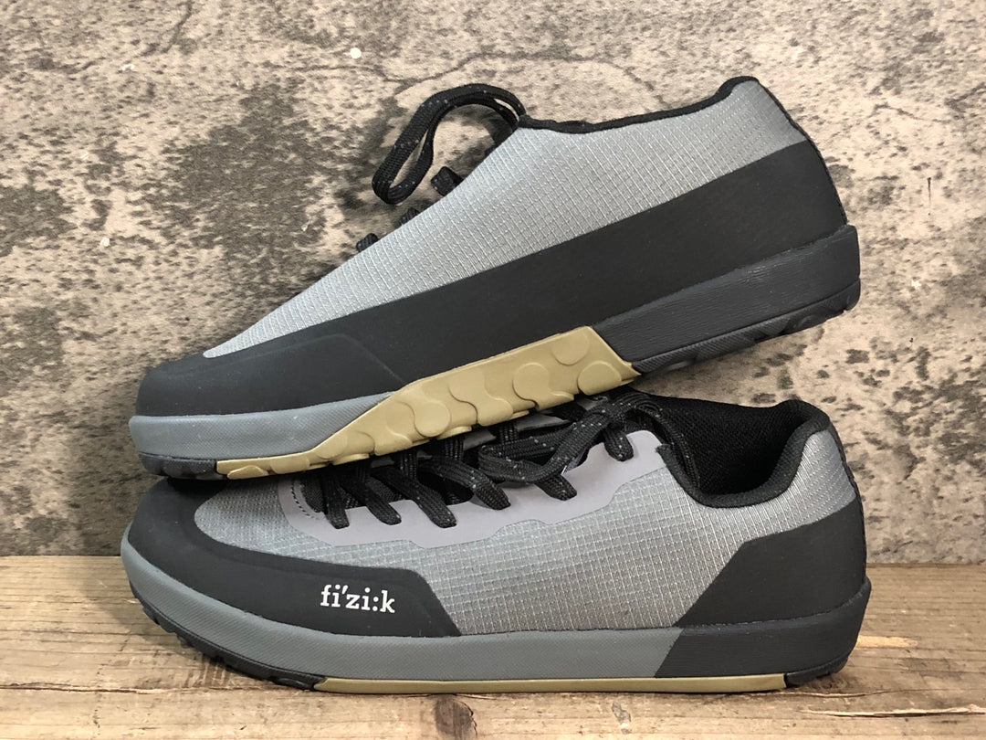 JU337 フィジーク fizik GRAVITA VERSOR FLAT shoes スニーカー フラットシューズ グレー 黒 EU39