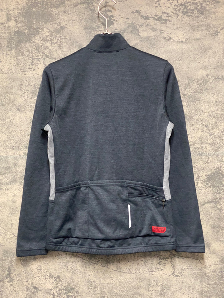 KA050 パールイズミ PEARL iZUMi 長袖 サイクルジャージ グレー サイズ不明 裏起毛