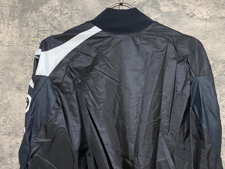 JP396 アソス ASSOS MILLE JACKET EVO7 長袖 サイクルジャケット 黒 白 M 裏起毛