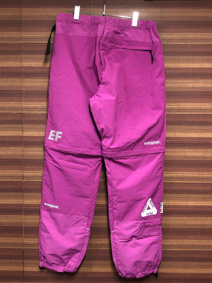 IM073 パレス PALACE ラファ RAPHA EF EDUCATION FIRST TECH ZIP-OFF TROUSERS ピンク L