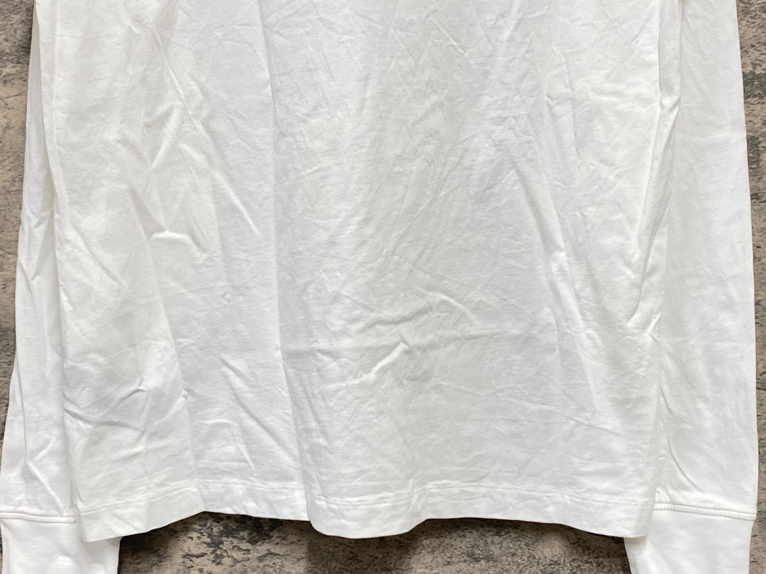 KA619 ラファ Rapha MEN'S LONG SLEEVE COTTON T-SHIRT 長袖 Tシャツ 白 M