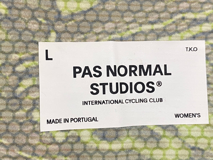 KJ290 パスノーマルスタジオ PAS NORMAL STUDIOS WOMEN'S T.K.O. Mechanism Pro Jersey - Disorder 半袖 サイクルジャージ カモ L