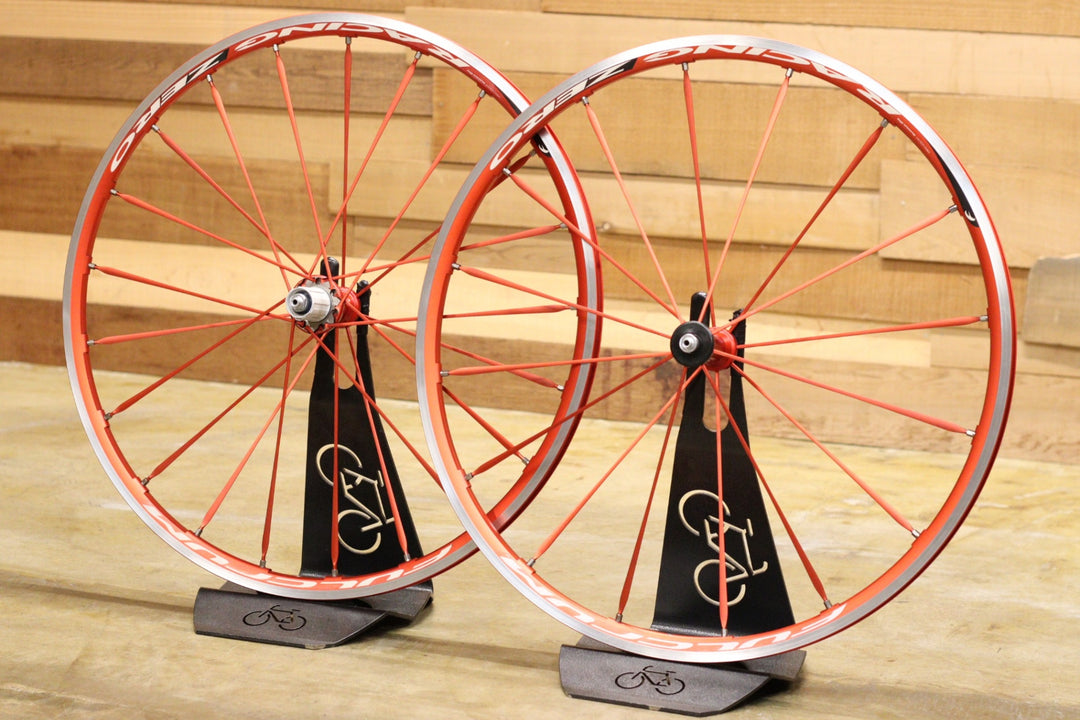 フルクラム FULCRUM レーシングゼロ RACING ZERO アルミ クリンチャー ホイールセット レッドスポーク シマノ 11/12S 15C 【立川店】