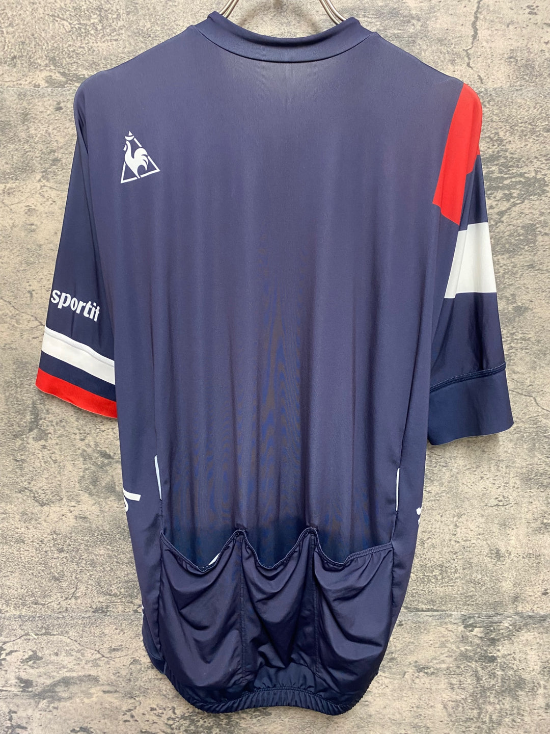 KH270 ルコックスポルティフ le coq sportif 半袖サイクルジャージ ネイビー O